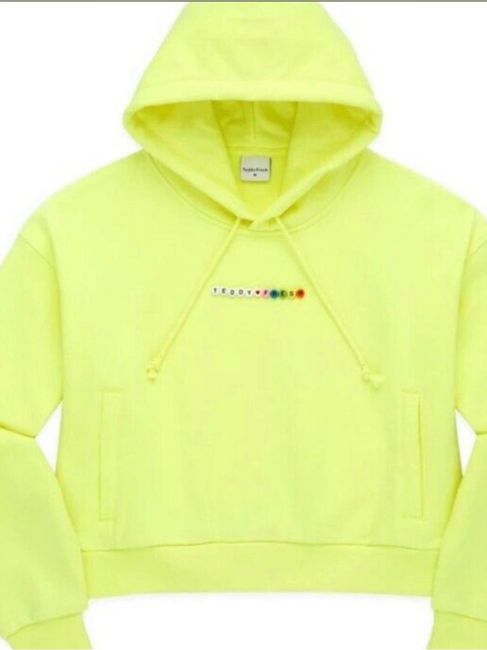 Teddy Fresh Neon Yellow Hoodie